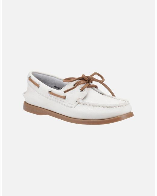 Sperry Top-Sider White Authentic Original 2-Eye Boat Shoes