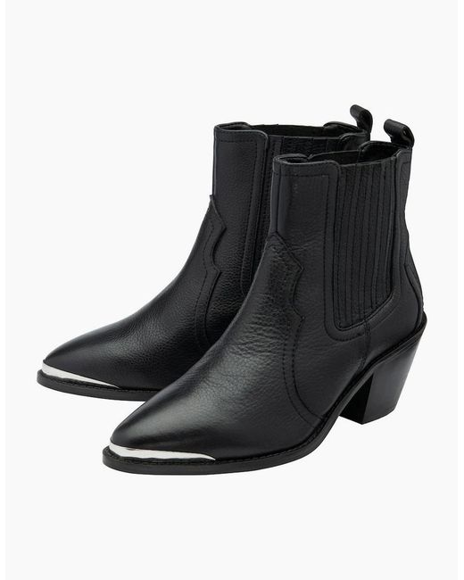 Ravel Black Cann Ankle Boots