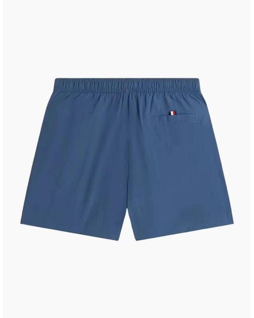 Tommy Hilfiger Blue Original Mid-Length Swim Shorts, Aegean Sea for men