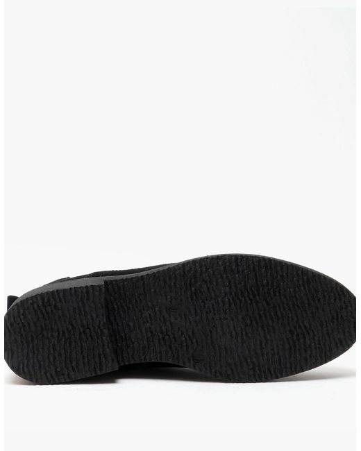 Hush Puppies Black Maddy Suede Ankle Boot