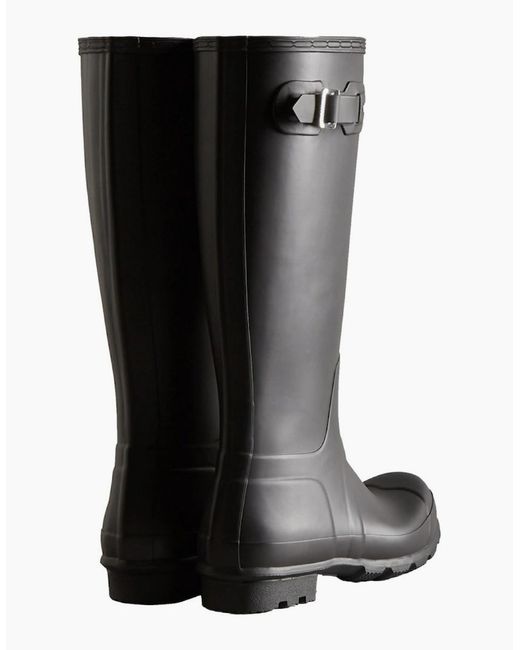 Hunter Black Original Tall Wellingtons for men