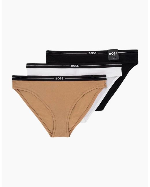 Boss Black 3-Pack Power Logo Briefs