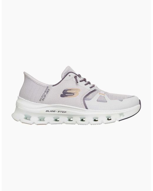 Skechers Gray Glide-Step Pro Polyester Trainers