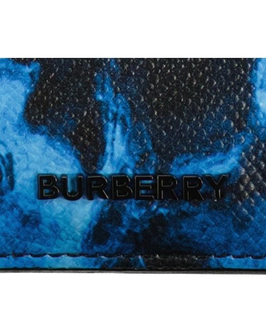 Burberry Blue Mini Pocket Phone Pouch