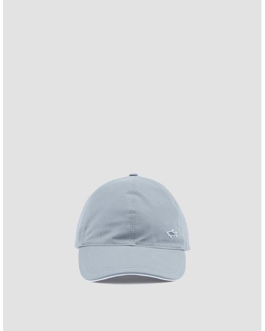 Paul & Shark Blue Baseball Cap With Contrast Piping for men
