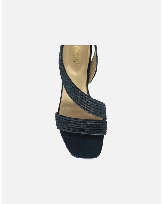 Lotus Blue Galacia Heeled Sandals