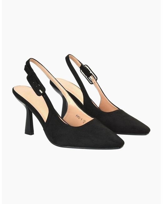 XY London Black Ladies Betty Stiletto Heel High Heels