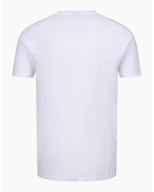 Ellesse White Prado Sl Crew Neck T-Shirt for men