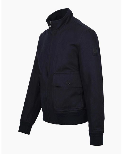 Belstaff Blue Helston Jacket Dark Ink for men