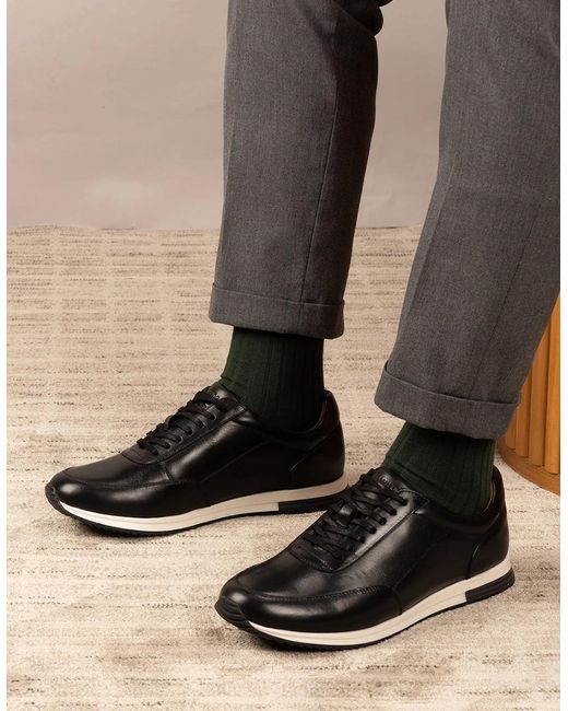 Oswin Hyde Black Spencer for men