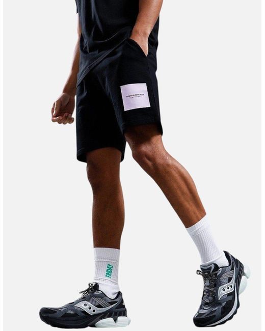 Weekend Offender Black Weekender Offender Sweat Shorts Half Pants for men