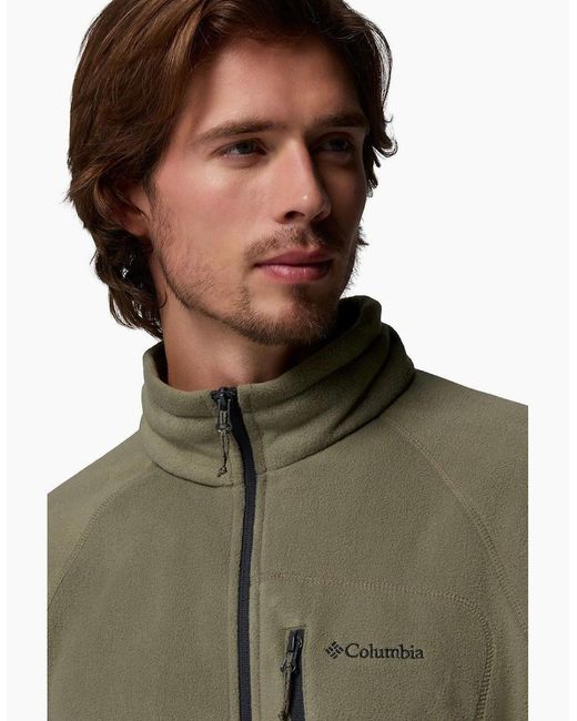Columbia Green Fast Trek Ii Full Zip Fleece Jacket for men