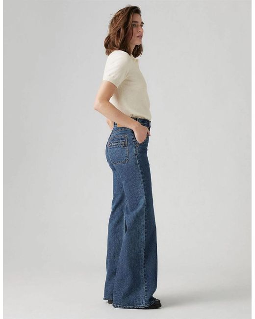 Levi's Blue Levi's Ribcage Bells Vintage Moment O