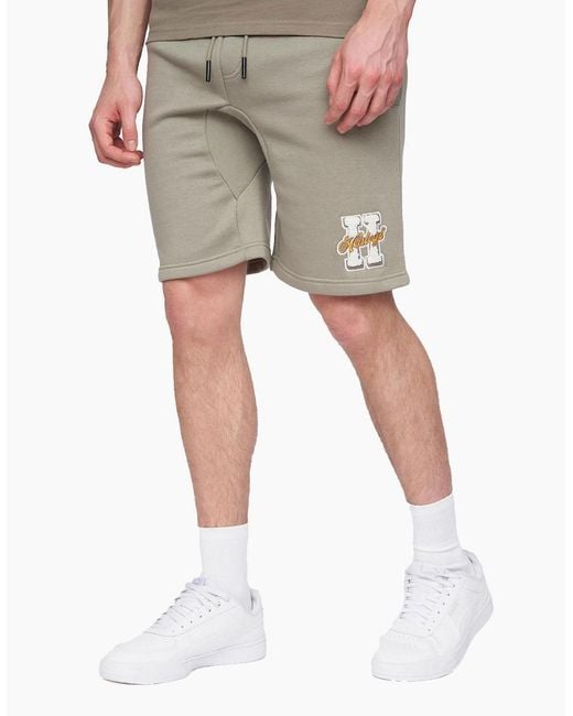 Henleys Natural Aitchen Jog Shorts Dusty for men