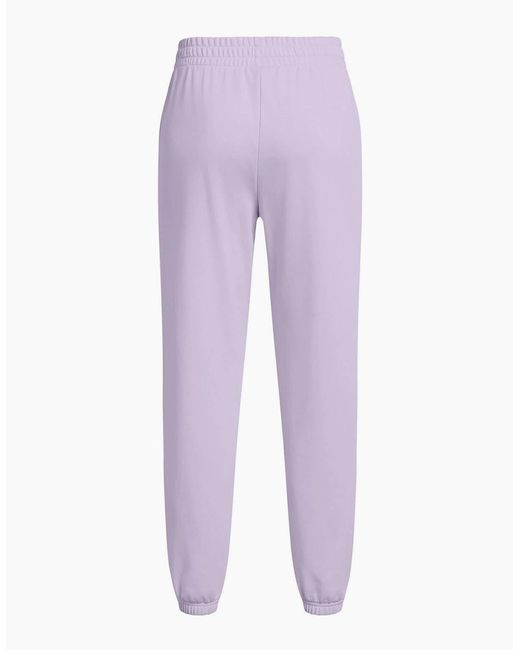 Under Armour Purple Rival Terry Joggers