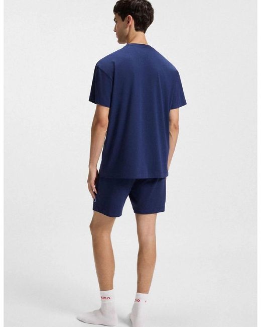 Boss Blue Laze T Shirt Pyjama Short Sleeve Top for men