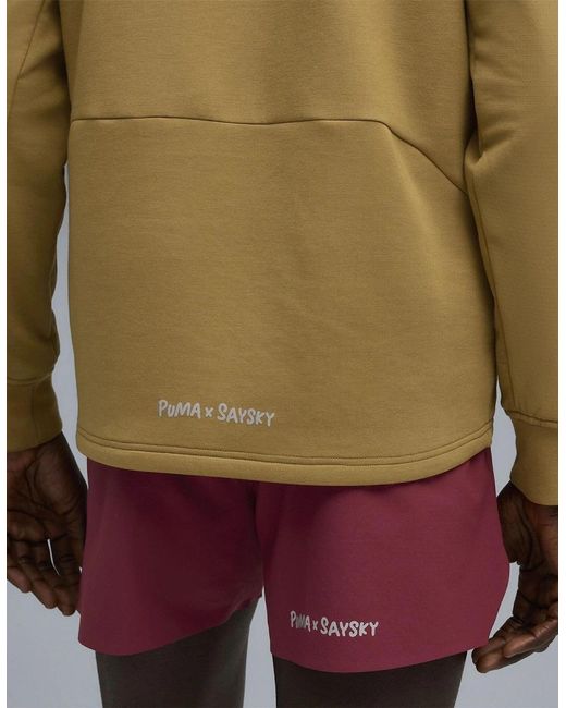 PUMA Green X Saysky Anorak Jacket Performance Running for men
