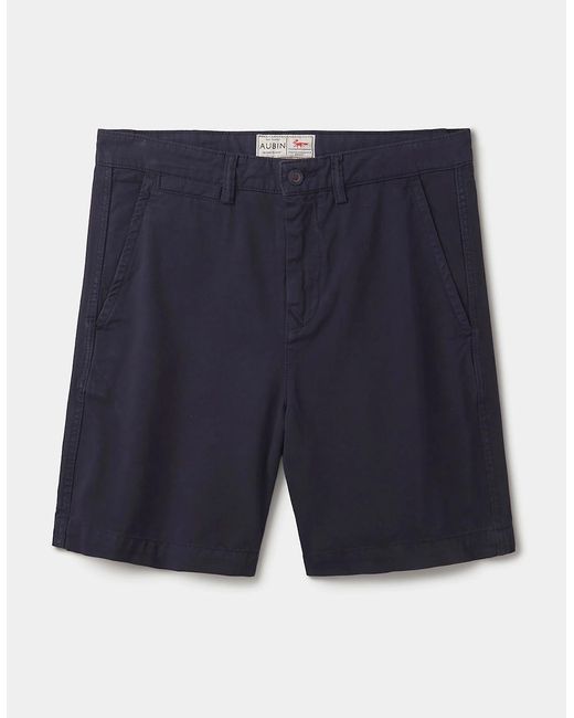 aubi Blue Stamford Chino Short for men