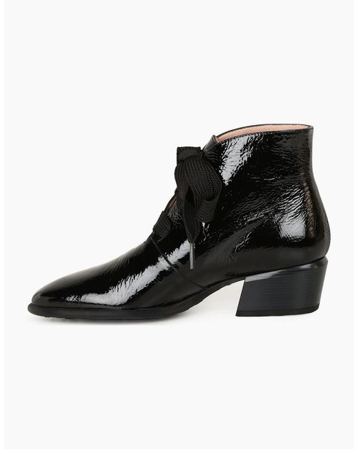 Hispanitas Black Verona Lace Up Ankle Boots