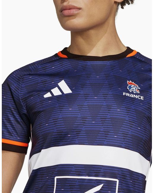 Adidas Blue F Hb Jersey W Gym Top