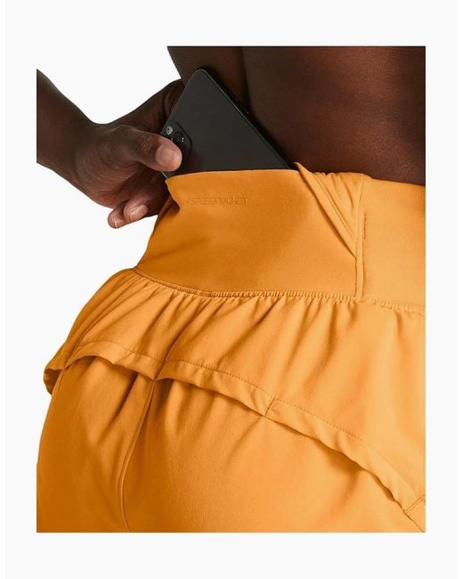 Under Armour Orange Run Stamina 3 Running Shorts