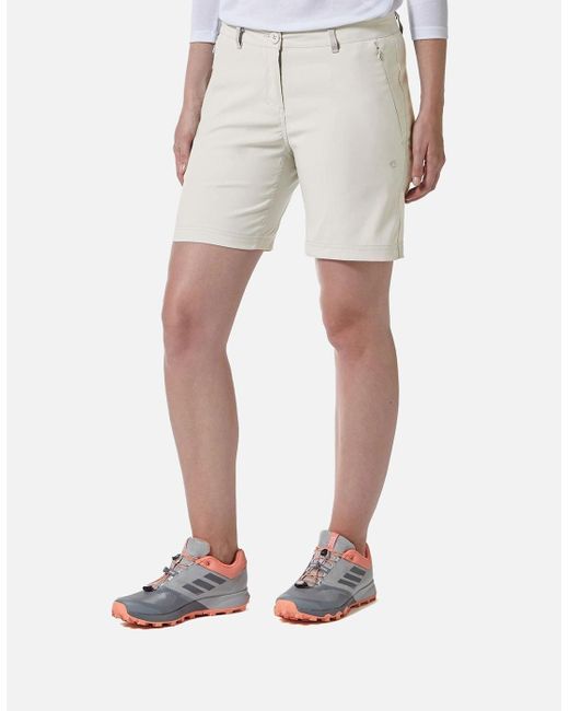 Craghoppers White Ladies Kiwi Pro Iii Shorts