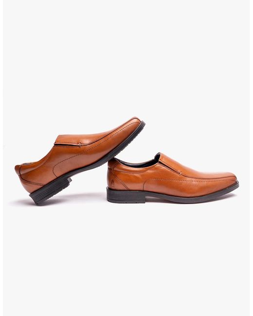 Hush Puppies Orange Brody Slip-On Shoes Tan for men