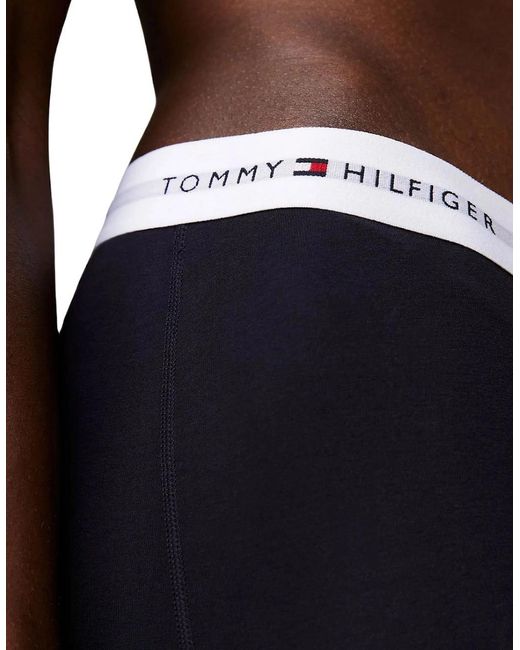 Tommy Hilfiger Blue 3-Pack Premium Essential Boxer Trunks for men