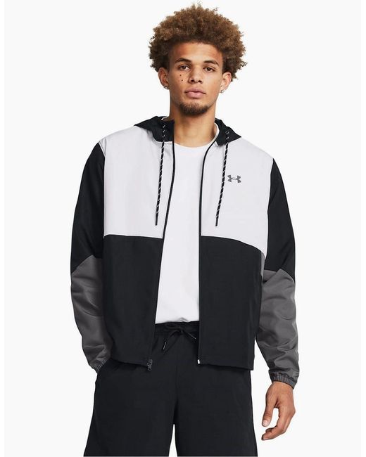 Under Armour Black Legacy Lightweight Windproof Windbreaker for men