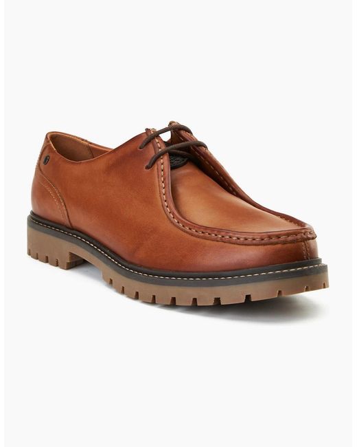 Base London Brown Carbon Wallabe Shoes for men