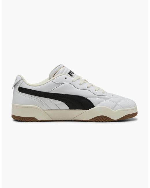 PUMA White Tifosi Lux Low Top Trainers for men