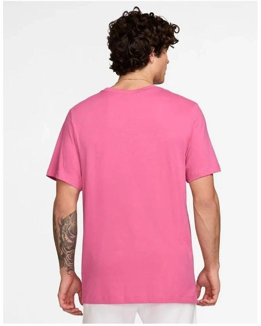 Nike Pink Futura Icon T-Shirt for men