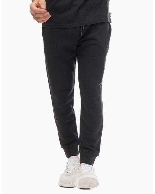 DKNY Black Printed Logo Joggers for men