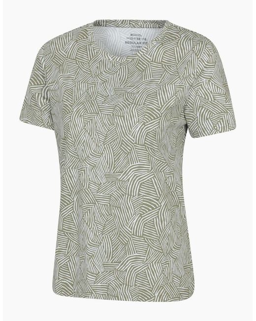 Mountain Warehouse Gray Ladies Patterned T-Shirt