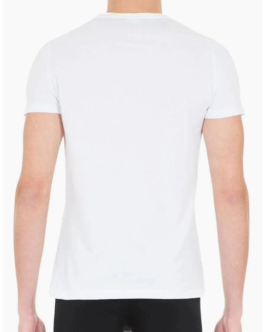 Hom White Supreme Cotton Crew-Neck T-Shirt for men