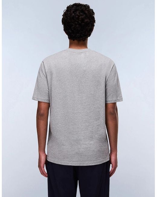 Napapijri Gray Funes Short Sleeve T-Shirt for men