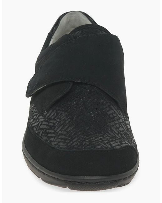 Waldläufer Black Kya Riptape Shoes