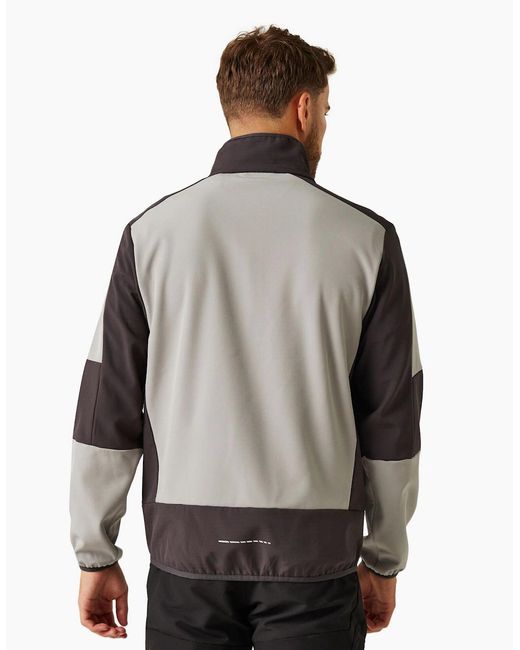 Regatta Black Professional Adult 2 Layer Soft Shell Jacket for men
