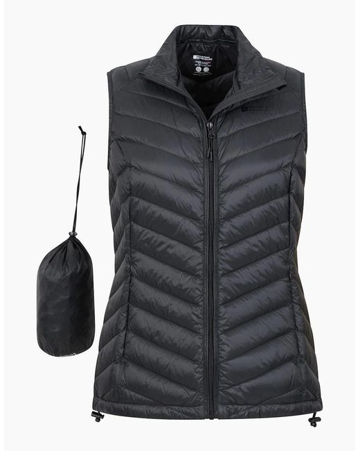 Mountain Warehouse Black Ladies Extreme Ii Featherweight Gilet