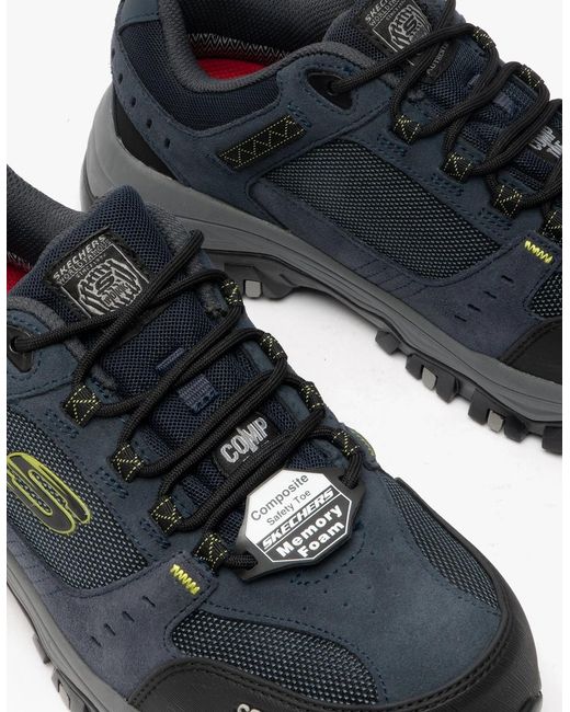 Skechers Black Work 77183Ec Greetah Safety Trainers for men