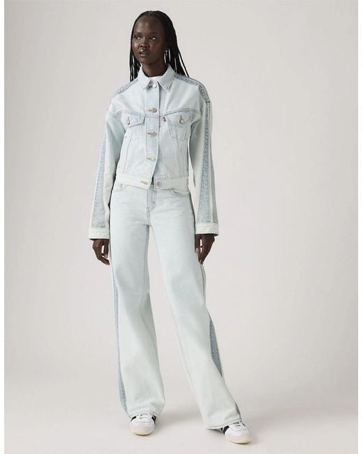 Levi's Blue Levi's Low Rise Wide Leg Jeans