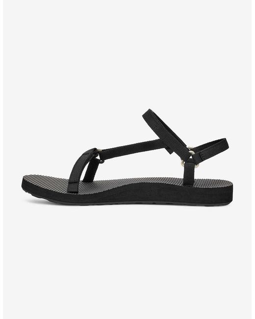 Teva Black Original Universal Cross Strap Sandals Slim