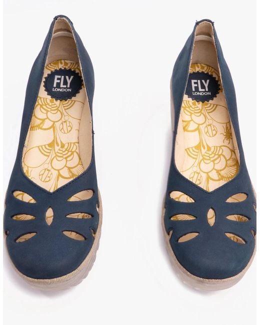 Fly London Blue Yubi480Fly Shoes