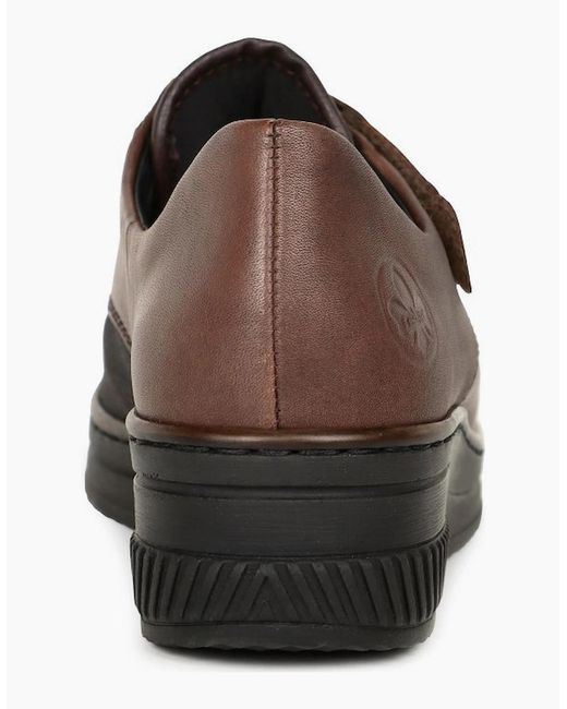 Rieker Brown Leaves Shoes