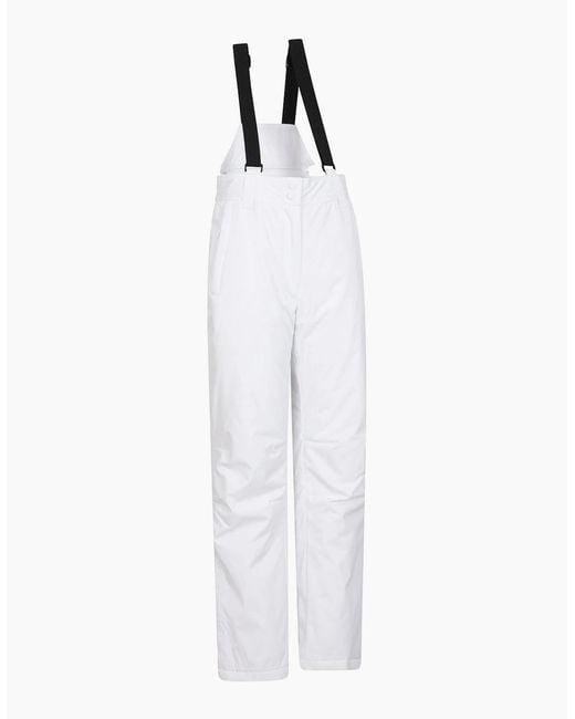 Mountain Warehouse White Ladies Moon Slim Leg Ski Trousers