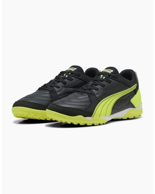 PUMA Black Pressing Iv Tt Astro Turf Football Boots for men