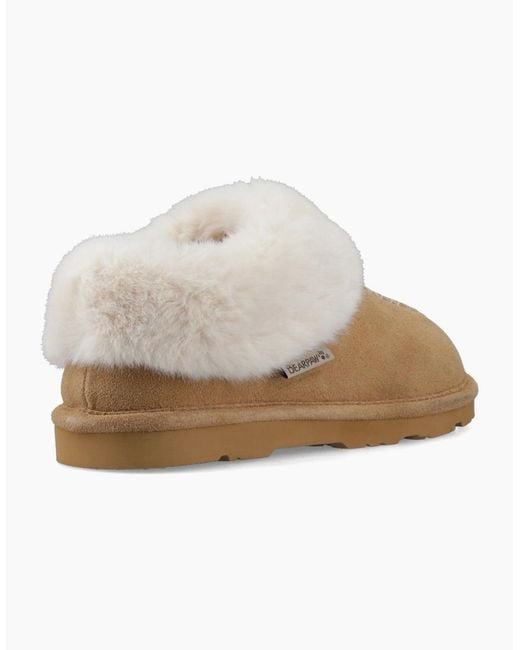 BEARPAW Brown Bella Suede Coffee Slippers