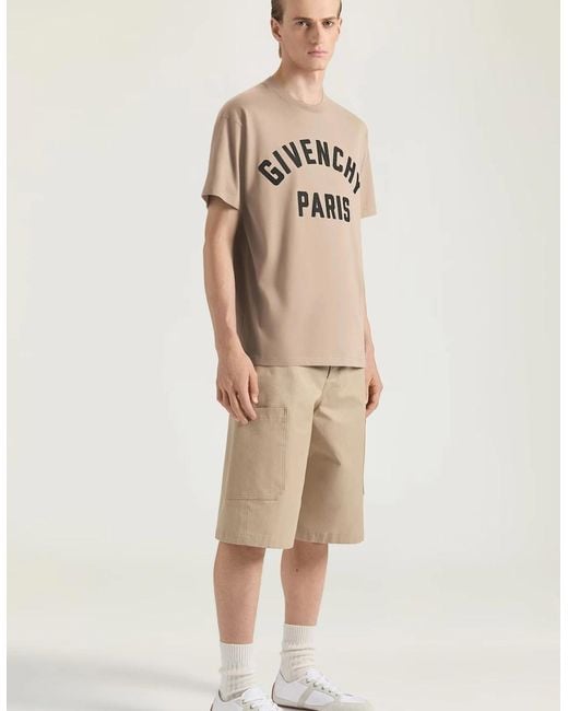 Givenchy Natural Embroidery T Shirt for men