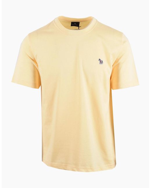 Paul Smith Yellow Reg Fit T-Shirt for men