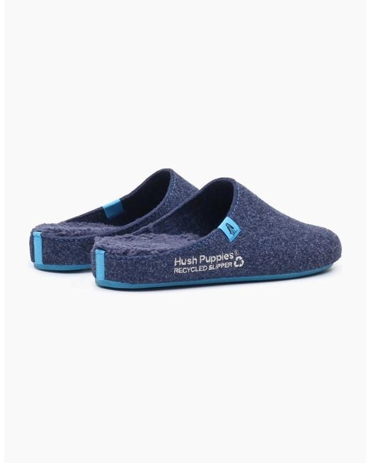 Hush Puppies Blue The Good Polyester Slippers for men